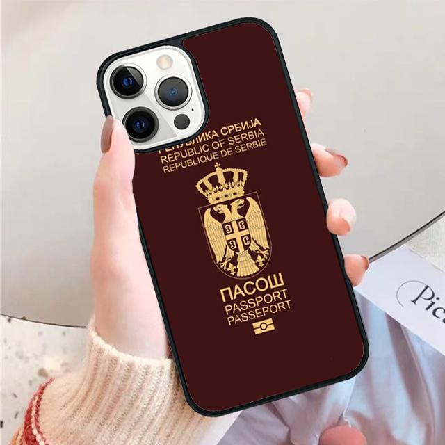 Флаг Сербии Сербский Чехол для Телефона для iPhone 17 Air 16 15 14 12 13 PLUS 11 PRO MAX Задняя Крышка Fundas coque Чехол