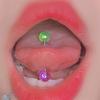 Titanium Steel Colorful Tongue Nails Piercing Body Studs Piercing Body Jewelry