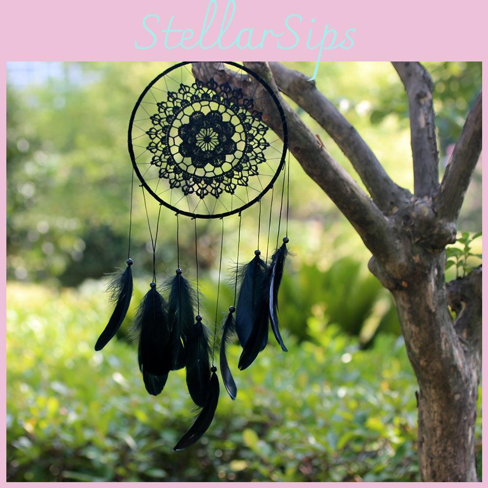 Handmade Feather Dreamcatcher Artistic And Stylish Wall Decor For Bedroom Or Living Room