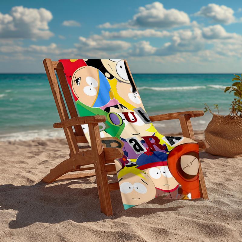 South Park Fashion Beach Towel: Ideal for Summer Adventures Soft, absorbent and quick drying suitable for swimming and bathing