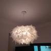 Светодиодный подвесной светильник Mordern Feather, люстра для гостиной, спальни, ресторана, потолочный светильник, подвесной светильник для внутреннего освещения