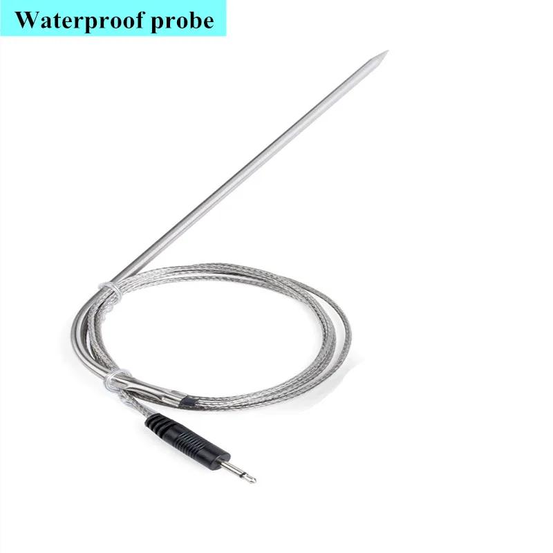 Wireless Digital Meat Thermometer with Probe for Grill Smoker BBQ Food Oven Thermometer with Timer Alarm Kitchen Tools