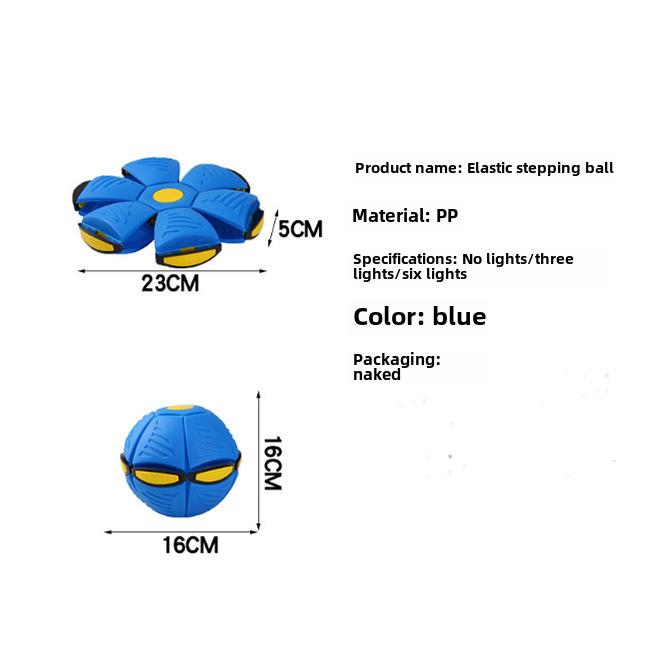 Светящийся эластичный прыгающий мяч: Детская игрушка-шаг для обучения и развлечений на открытом воздухе