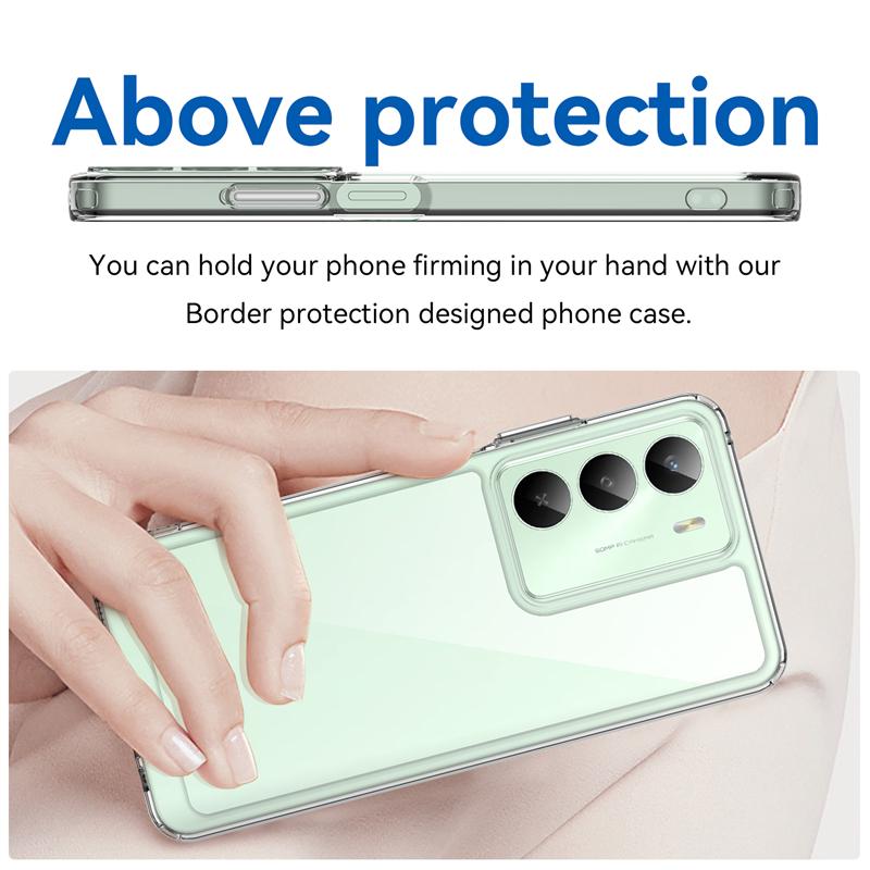 Transparent Phone Case For Realme C73 Case Anti-knock Silicone Colorful Clear Back Cover For Realme C73 Case For Realme C73 C71