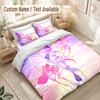 Kpop Demon Hunters Bedding Set, 1 Duvet Cover & 2 Pillowcases Soft Comfortable Bedroom Home Textile Decor