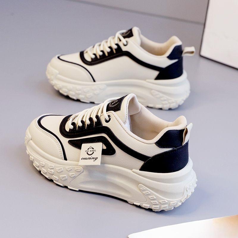 Daddy Shoes Женская новая осенняя женская обувь Увеличивающая высоту Универсальные кроссовки на небольшой платформе Женские