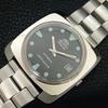 USED VINTAGE ORIENT AUTOMATIC 46961 JAPAN MENS BLACK COLOR DIAL WATCH A702246-5 R123-a702246
