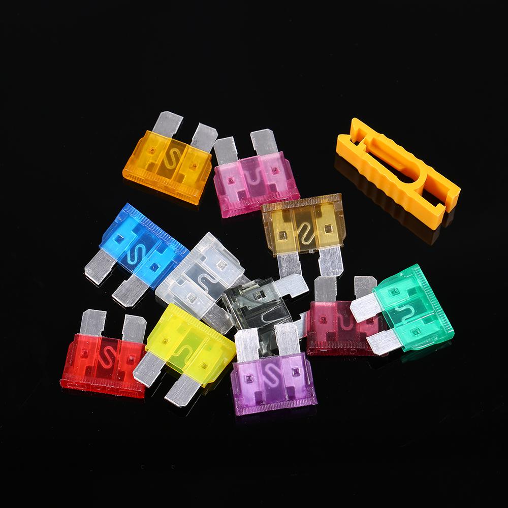 140PCS 2A 40A Automotive Standard Medium Auto Holder Car ATO Plug in Blade Fuse Assortment Boat Motorcycle Truck