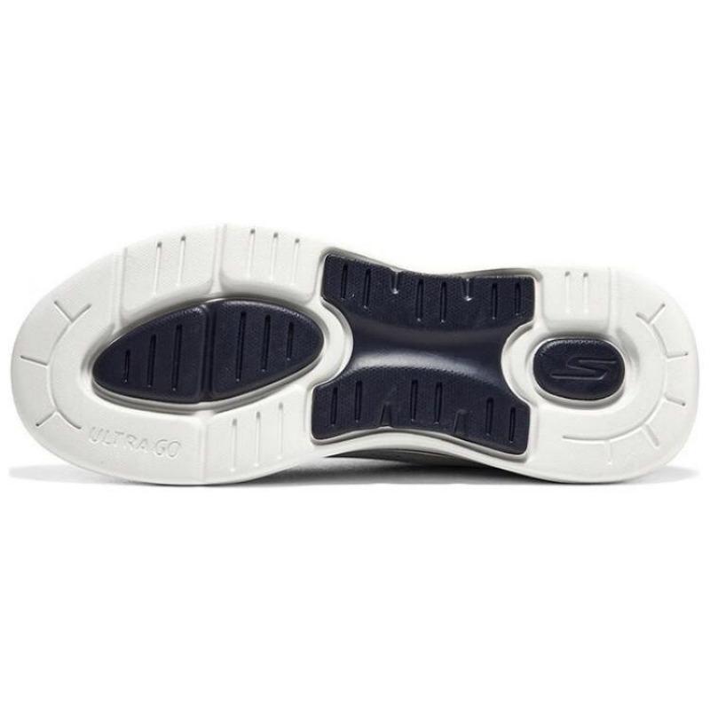 Skechers Go Walk Arch Fit Men Mesh Sport Cushioned Wear Resistant Low Top Daily Casual Shoes White Gray 216262-GYNV