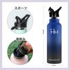 Eliciya 750ml Stainless Steel Water Bottle with Vacuum Insulation, Keeps Drinks Hot or Cold, Carbonated, and Sports Features. Wide Mouth Design for Ea
