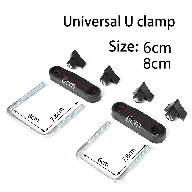 4 шт., комплект для крепления корзины багажника на крышу автомобиля, универсальные зажимы для крепления рамы багажа