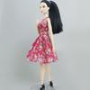 Red Fashion Doll Dress for Barbie Floral Dresses Outfits 11.5" BJD Dolls Clothes for Barbie Dolls Accessories Kid Toy 1/6