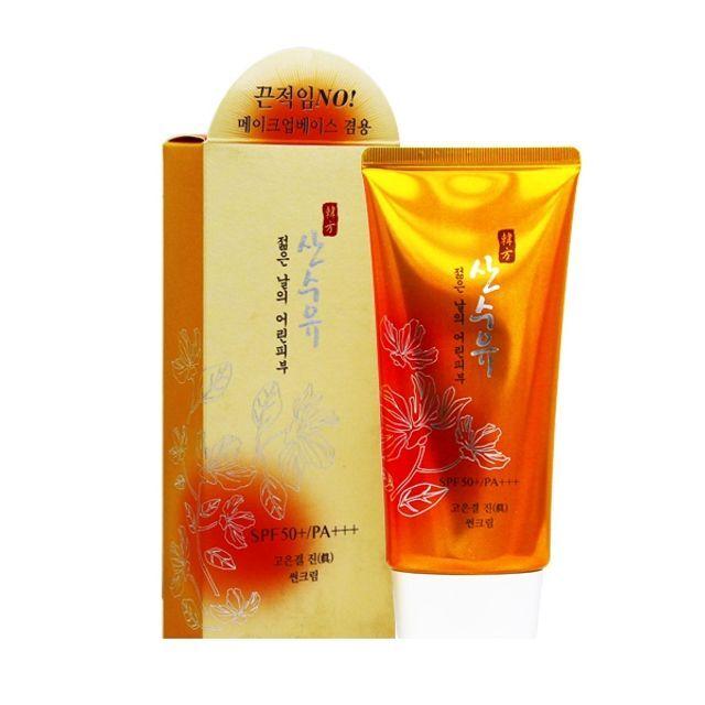 BTM YORBLKKH Экстракт кизила солнцезащитный крем 70 г SPF50
