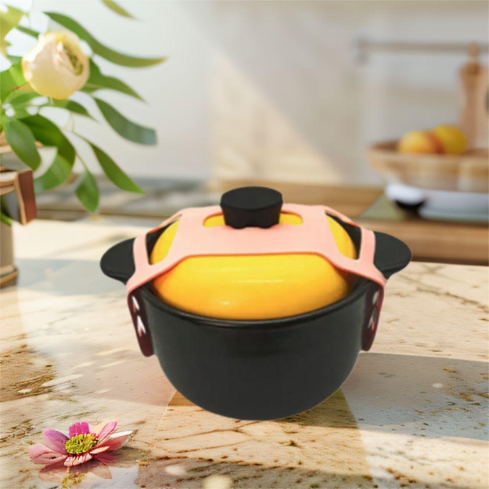 Elastic Lid  Fixing Band Heat-Resistant Lunchbox Lid Strap Creative Pot Lid Holder  Food Container