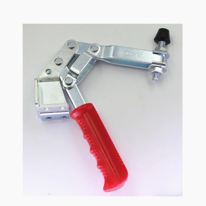 GH-20820 Horizontal Acting Toggle Clamp with Horizontal Mounting Base, U-Bar, 100KG Holding Capacity 20820