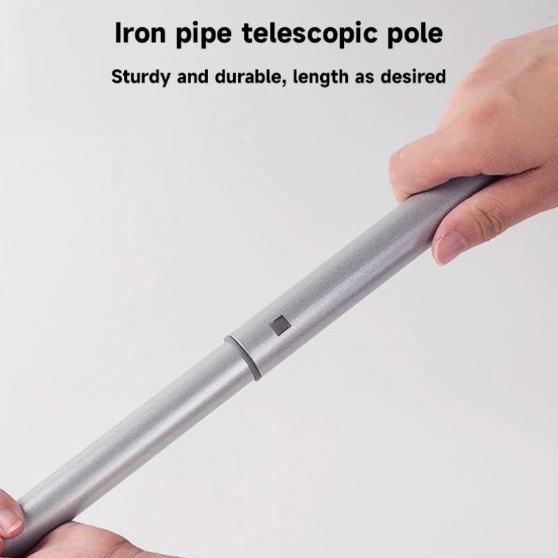 Телескопическая Длинная Ручка Щетка для Чистки Ванной Плитки Туалета Треугольная Щетка Многофункциональная Двойная Щетка Головка Щетка для Пола