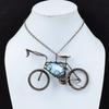 Larimar Gemstone Pendant Copper Wire Wrapped Jewelry Handmade Copper Pendant Wire Wrap Pendant Cycle Jewelry Engagement Gift Elegant Pendant