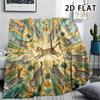 1Pc Vibrant Mandala Cats Print Flannel Blanket,High quality Comfortable for All Seasons,Home Decor,Warmth and Comfort,Perfect for Christmas Gifts