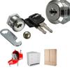 Zinc Alloy Cam Locks 16mm 20mm Filing Cabinet Mailbox Drawer Cupboard Locker