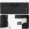 Wall Mounted TV Cabinet Black 98 x 31 x 30 cm Engineered Wood