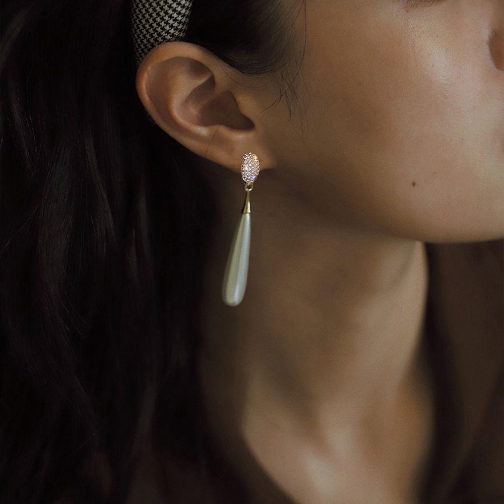 Темперамент Кристалл Для Девочек Украшения Для Ушей Корейские Серьги-гвоздики Серьги-подвески Женские Висячие Серьги