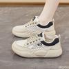 Summer Women's Shoes New White Shoes Simple Comfortable for Female Students Mesh Breathable Height Increasing Casual Board Shoes