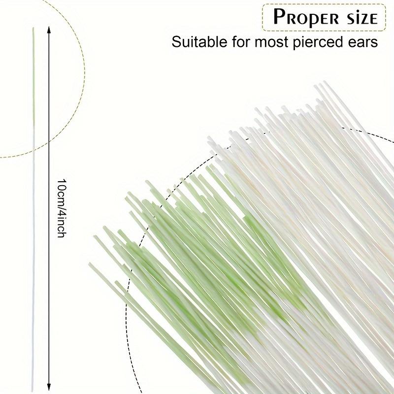 60 шт., Линия для чистки ушных отверстий, инструмент для чистки ушных отверстий, удаляет грязь, устраняет запахи, предотвращает закупорку ушных отверстий, чистящие средства