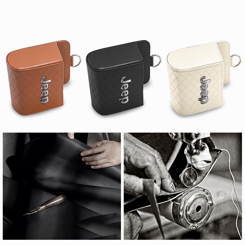Car Air Outlet Storage Box Phone Lipstick Lighter Organizer For Jeep Renegade Compass Grand Cherokee Wrangler Patriot Rubicon AJV1