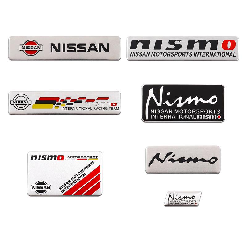 Алюминиевая автомобильная наклейка Nissan Sylphy, Qashqai, Teana, X-Trail, Kicks Nismo