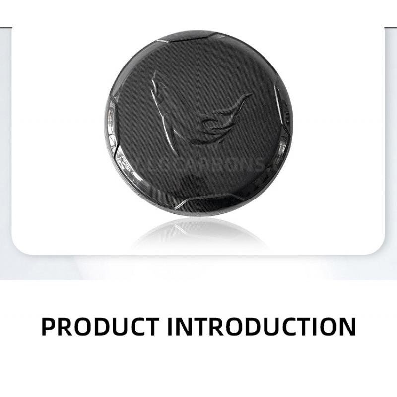 Mercedes-Benz G-Class Carbon Fiber Shark Fin Spare Tire Cover (W464/W463 G350/G500/G65/G63)