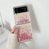 Luxury Glitter Love Quicksand Case For Samsung Z Flip 4 3 2 1 Bling Shockproof Soft for Samsung Galaxy Flip 3 4 Flip4 Cover Cute