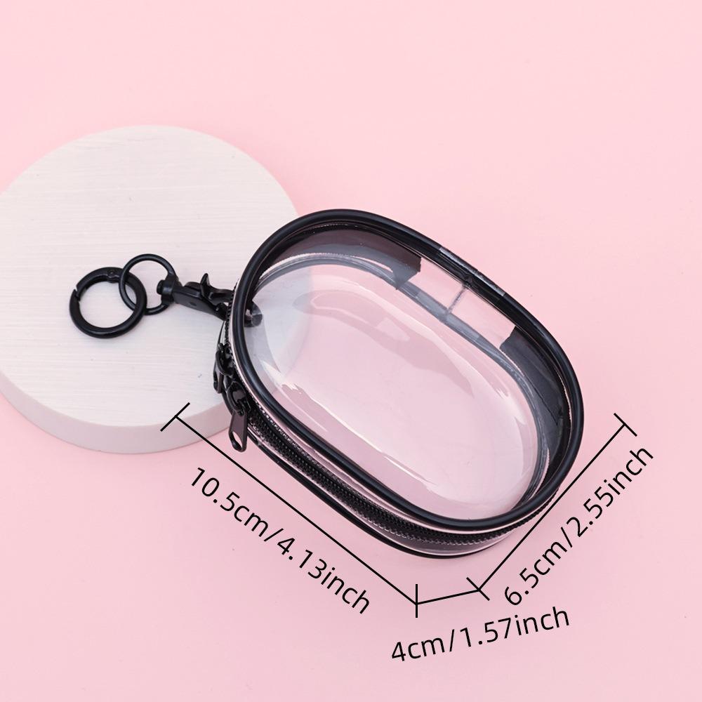 Прозрачная сумка для хранения кабеля данных с брелком для ключей, цифровая сумка для хранения, зарядное устройство для телефона