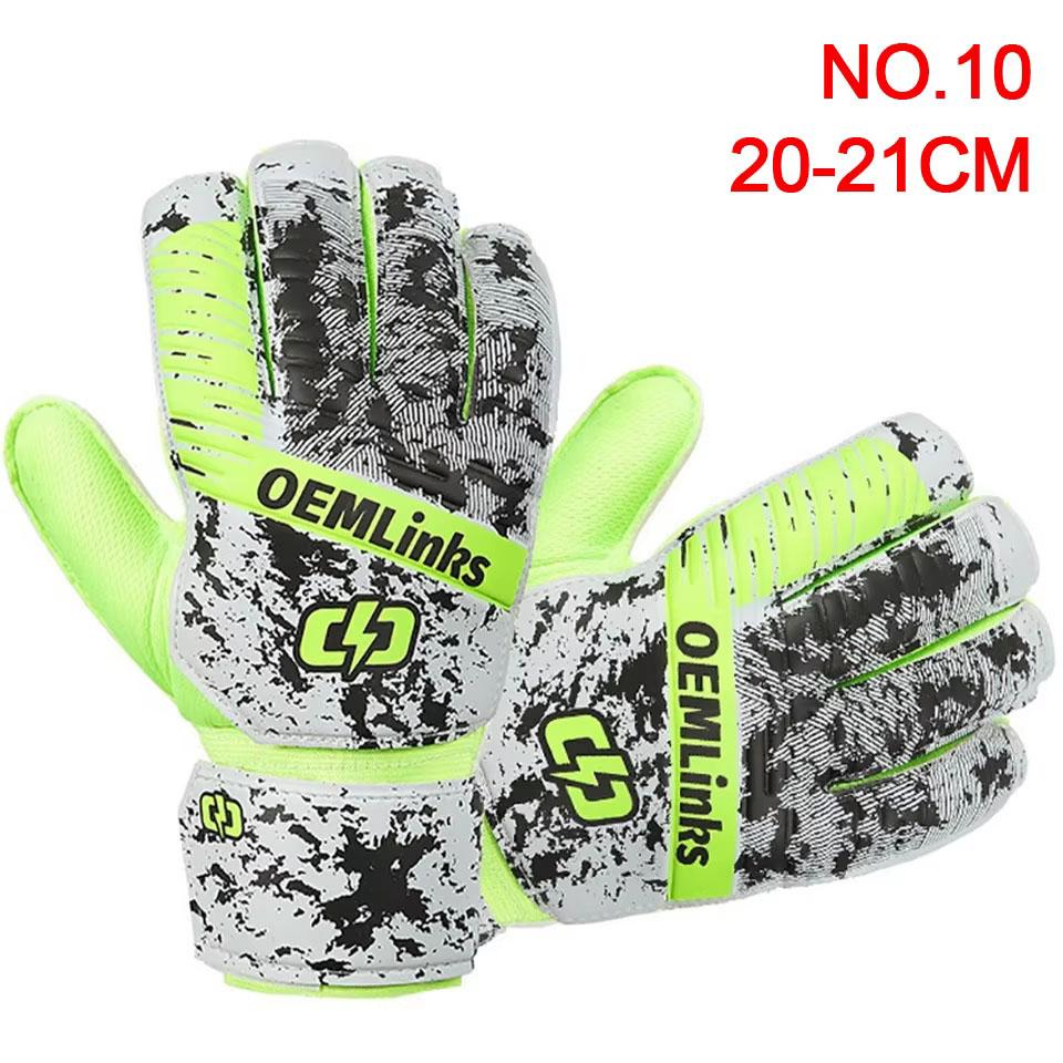 Loogdeel 1 пара взрослых детей футбольное снаряжение профессиональные мальчики спортивные тренировочные вратарские перчатки противоскользящая защита пальцев