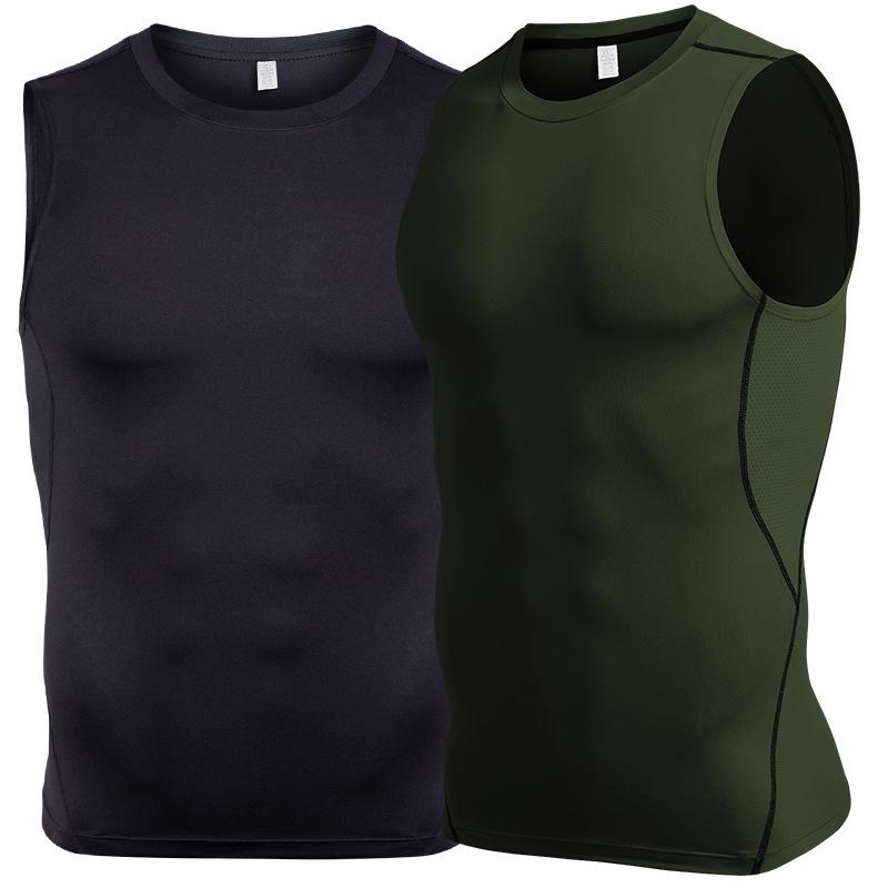 Men's Quick-Dry Silk Grid Sports Vest: Spring/Summer Base Layer for Training, Running, and Basketball