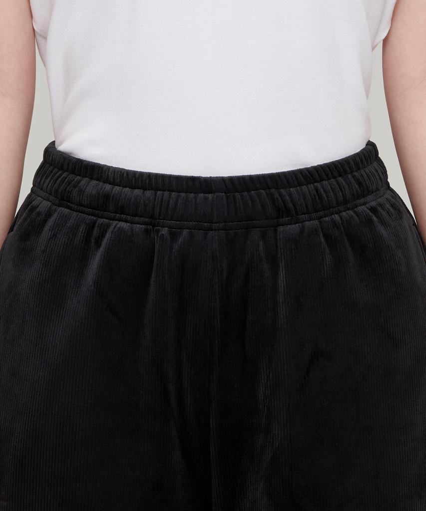 MUSINSA STANDARD WOMAN Women'S Velour Corduroy Lounge Pants [Black]