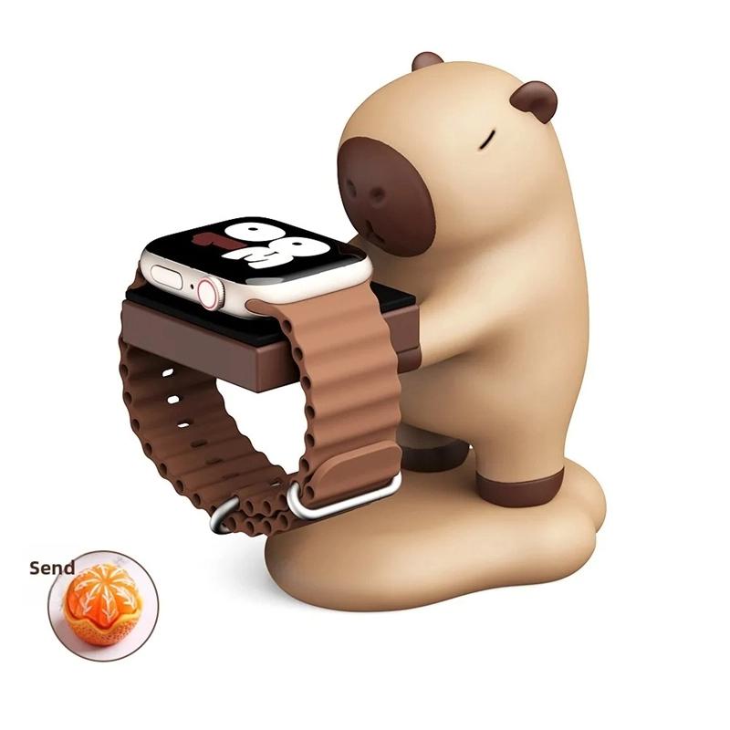 Зарядная подставка для Apple Watch Для моделей Huawei Милый дизайн Противоскользящая зарядная подставка Для зарядного устройства Xiaomi