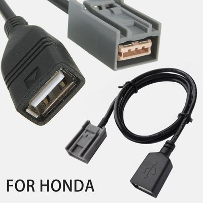 Автомобильный музыкальный AUX USB-кабель-адаптер MP3 для Honda Civic CR-V Accord Odyssey
