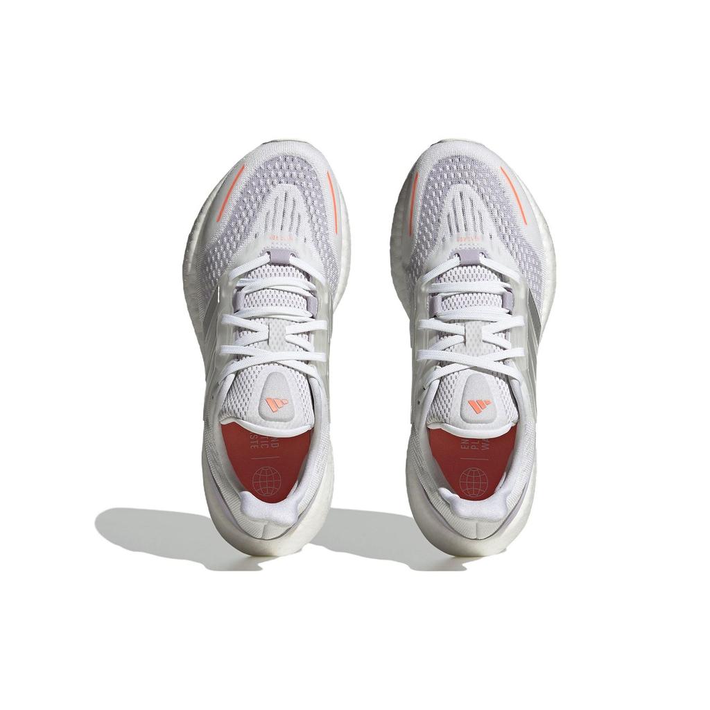 Adidas PureBoost 22 Heat.RDY White Coral Fusion Women Sneakers Cloud-White Silver-Metallic HQ1420