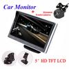 5-дюймовый цифровой автомобильный монитор с ЖК-дисплеем TFT, экран для парковки задним ходом с камерой динамической траектории