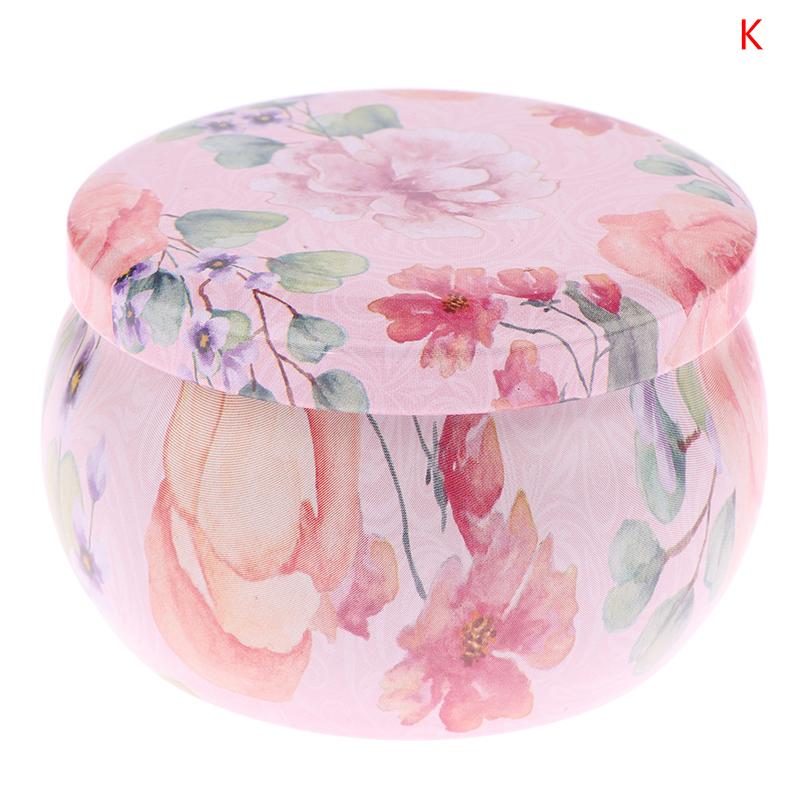 4 унции герметичная банка металлические банки для свечей коробка для конфет розовый чайник органайзер для хранения ювелирных изделий жесть рождественский упаковочный ящик