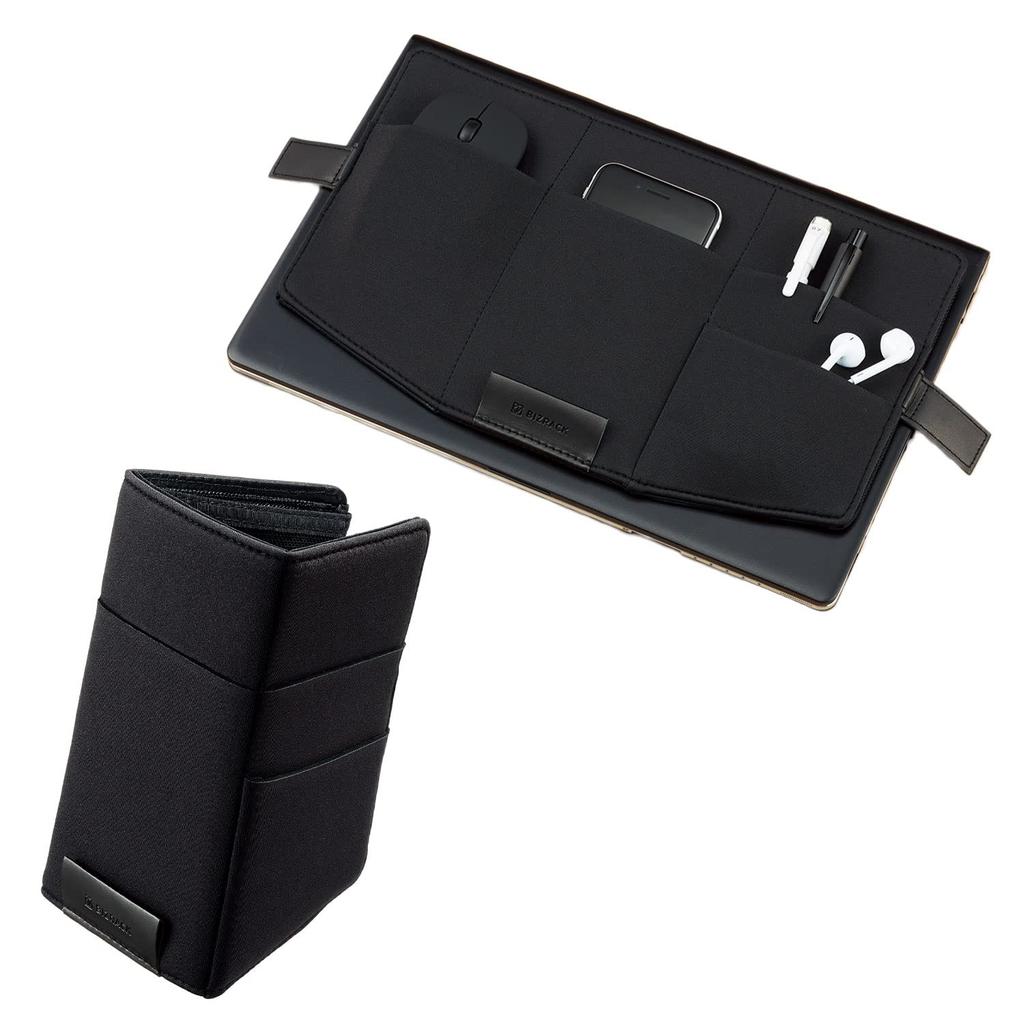 KOKUYO Тонкий органайзер для ручек для 13,3-дюймового ноутбука BIZRACK Черный x Черный AMEAM-BRGA10-3