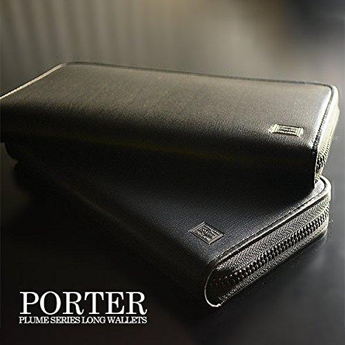 Porter PLUME Long Wallet [Porter] 179-03867 Black/10