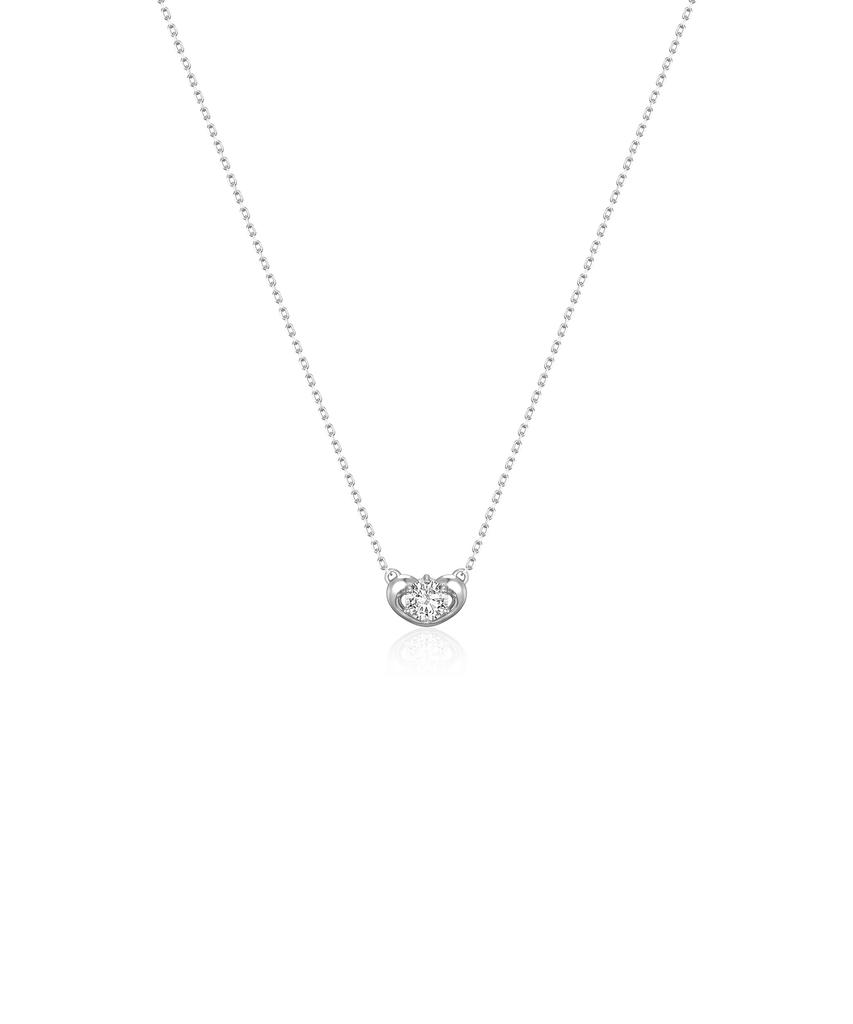 Reve Rv-Lab Diamond 0.3 Carat Phal. Love Necklace