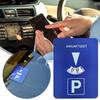 Blue Digital Parking Card Timer Parking Meters Worry-Free Parking Enforcement Portable Clock Tool Car Accessories