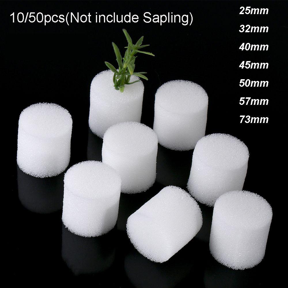 10/50pcs Hot sell Aquarium Cultivation Soilless Hydroponic Flower Pots Nursery Sponge Seed Trays
