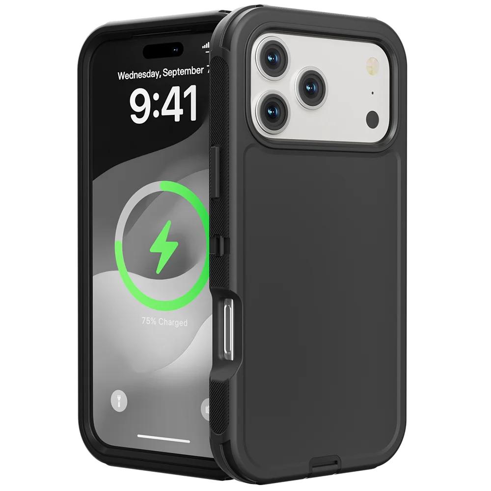 Военный защитный чехол-броня для iPhone 17 Air 16 15 14 Plus 13 12 Pro Max Оригинальный чехол OttherTough Box Противоударный Пылезащитный