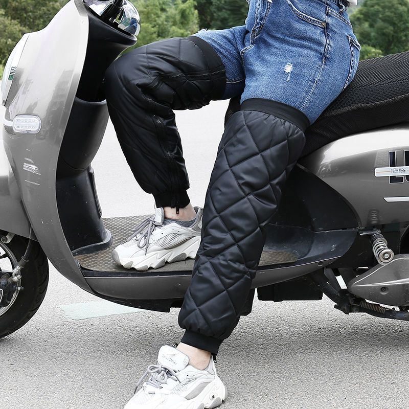 Motorcycle Kneepads Winter Plus Velvet Warm Bicycle Cold-proof Leg Warmers Knee Protector Windproof Warm Rodilleras Ciclismo Mtb