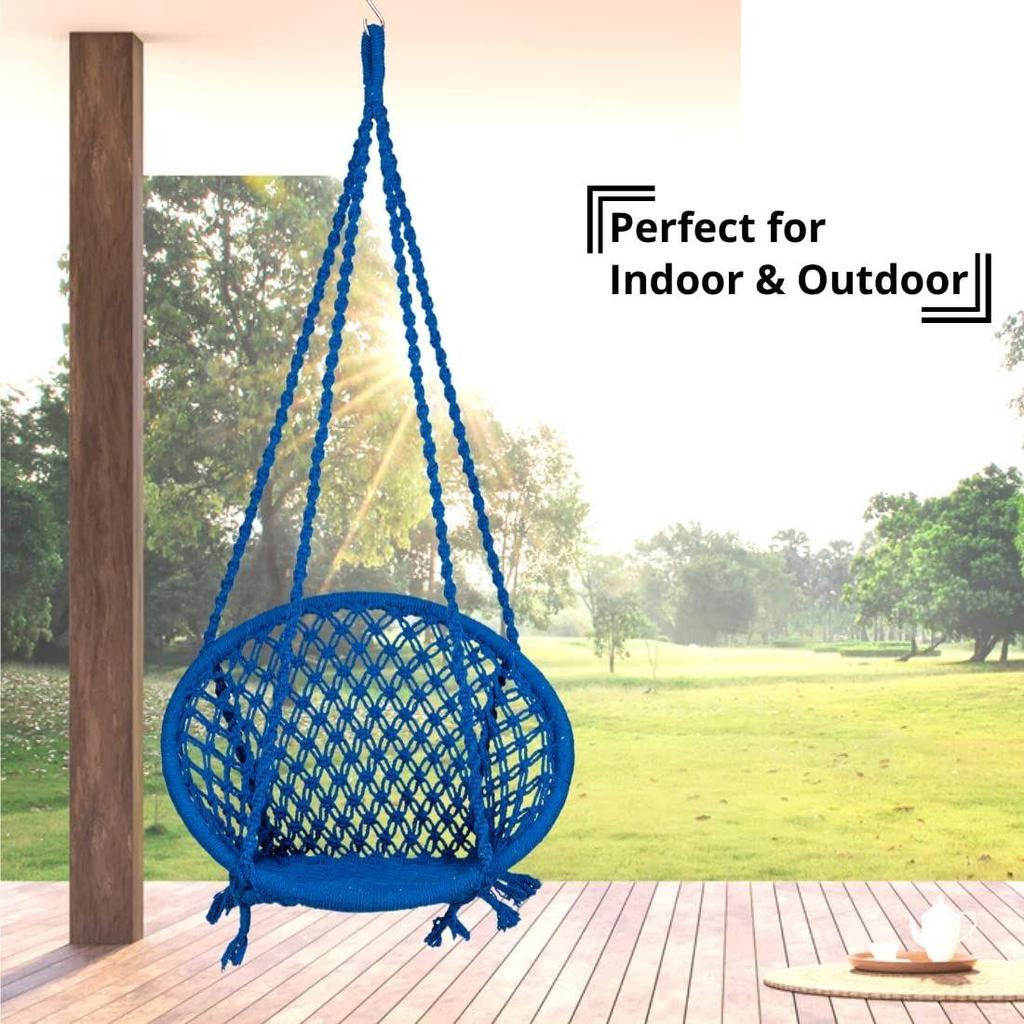 Хлопковые круглые детские качели/Jhula для детей/Качели для детей для дома/Jhula для детских качелей, подвесные для дома и улицы/идеально для детей 5-15 лет