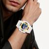 Casio Серия G-SHOCK водонепроницаемость 200 метров модные кварцевые часы ремешок из смолы японские и корейские часы мужские часы черный циферблат GA-111DR-7A