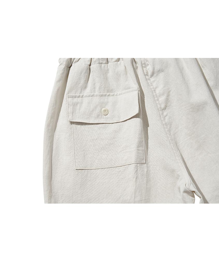 MOAA Soso Linen Half Pants (Ivory)